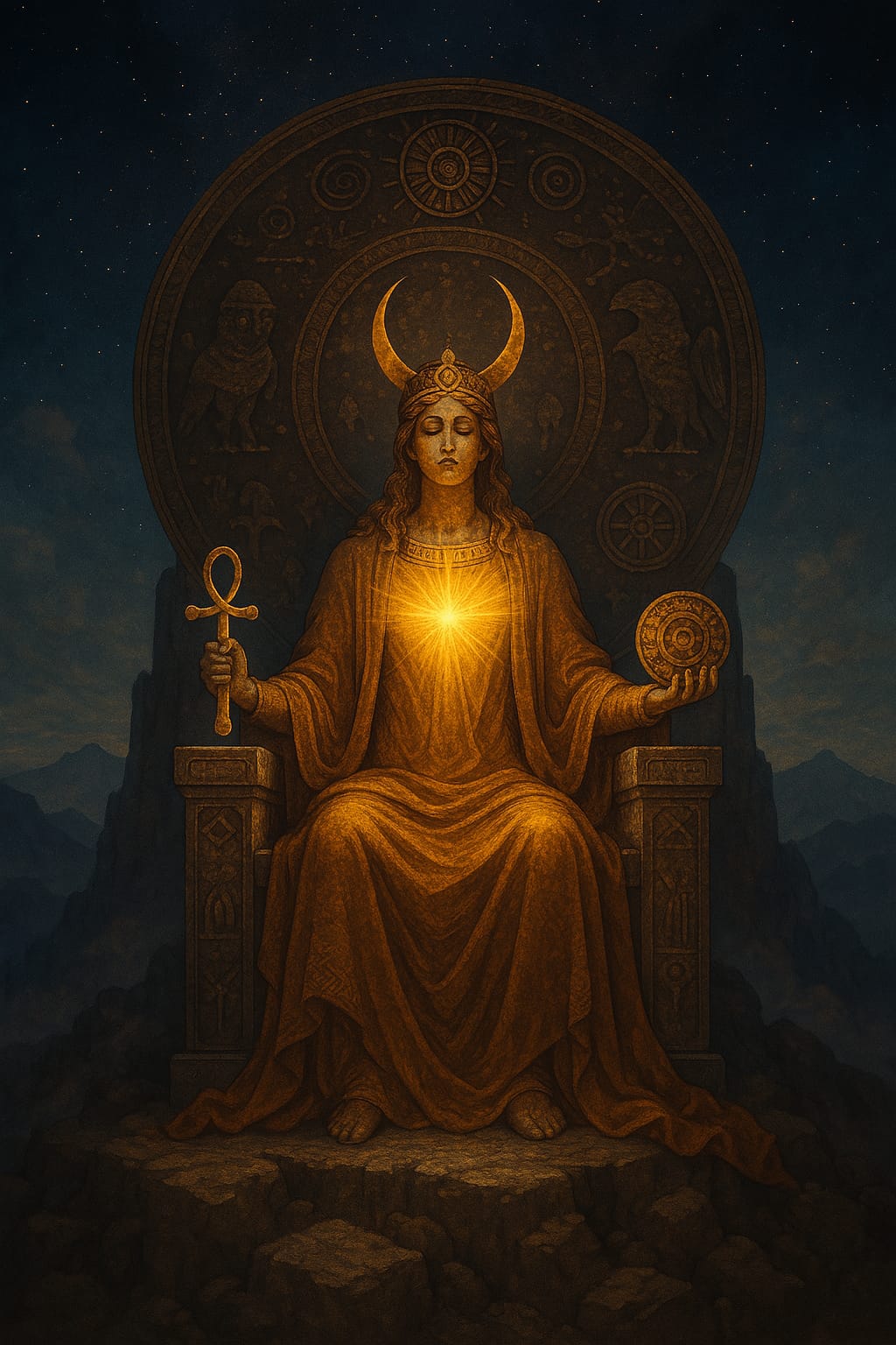 The Mother on the Moon Throne